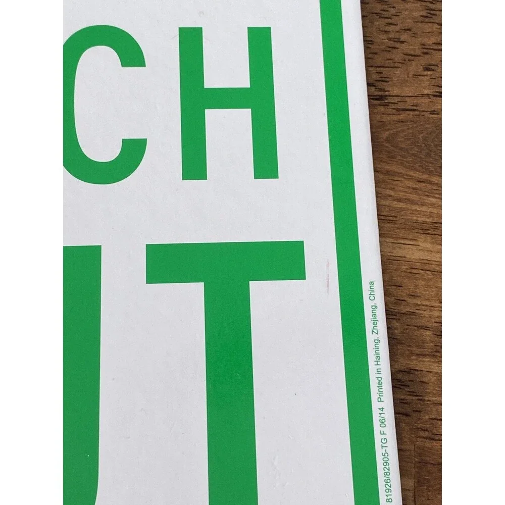 Funny Christmas Humor Parking Sign Cardboard 8.5”x 12.5” Reversible 2 Sided